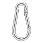 Gancho de carabina metalica 5x50mm x10 pieces