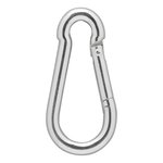 Mosqueton de metal 6x60mm x10 pieces