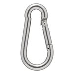 Mosqueton de acero inoxidable 5x50mm x10 pieces