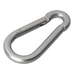 Mosqueton de acero inoxidable 8x80mm x10 pieces