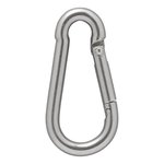 Mosqueton de acero inoxidable 8x80mm x10 pieces