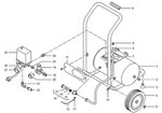 Compresor de construccion compacta con 10 bar, 10 litros