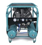 Compresor de construccion movil con barra de 10 bar - 2x11 litros