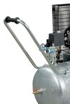 Compresor de aceite accionado por correa caldera galvanizada 10 bar - 100 litros -99kg