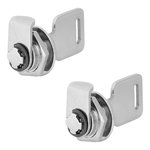 Cylinder locks for aluminium transport case set of 2 pieces