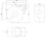 Carrete de aire 14 m - 3/8