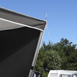 Poste telescopico para tienda de campana  3 piezas  93-230 cm (juego de 2)