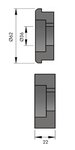 Dispositivo frontal manual 1.2x140mm