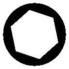Juego de zocalos en riel hexagonal 1/2, 10 partes
