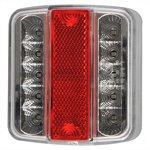 Luz trasera 4 funciones 98x105mm 14LED con conector EC de 5 pines