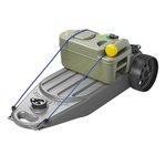 Deposito de aguas residuales Wastemaster 38L gris