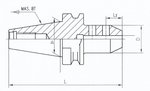 Soporte de soldadura equilibrado MAS403 BT40