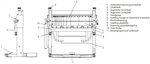 Banco de flexion 1020mm - hoja superior segmentada