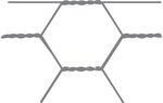 Malla hexagonal Avigal 13x0,7 100 cm x 10 m