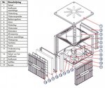 Ventilador fijo industrial 18000m³/h