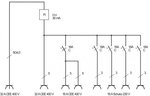 BSV 4 IP44 2m H07RN-F5G4.0 1x32A distribuidor de potencia movil + 2x16A