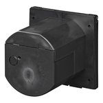 Caja de entrada de pared CEE cuadrada negra