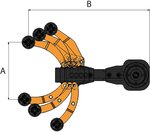 Rectificadora para tornos - sistema de guiado automático 25x762mm