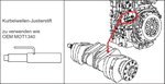 Juego de calado de distribucion para Renault, Volvo, Ford 16V, 20V gasolina