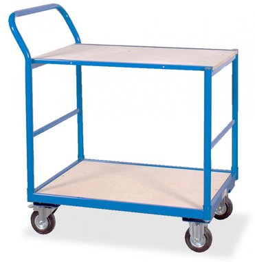 Carro de cama plana 2 estantes 250kg