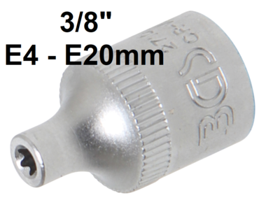 Llave de vaso E-Torx entrada 10 mm (3/8)