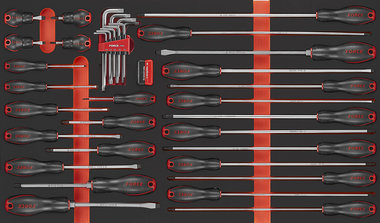 Juego de destornilladores de espuma 37 piezas