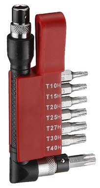 Conjunto de 8 bits Torx perforado