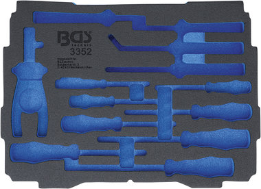 Bandeja de espuma para BGS BOXSYS1 & 2 vacia para BGS 3352