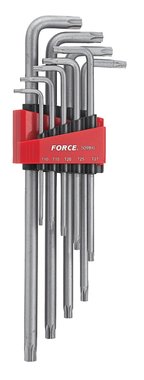 Conjunto de 9 teclas codos macho XL Torx