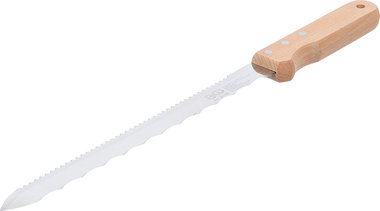 Cuchillo para materiales aislantes 420 mm empunadura de madera