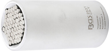 Llave de vaso multimedida entrada 12,5 mm (1/2) 11 - 32 mm