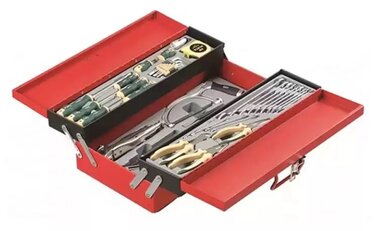 Caja de herramientas con herramientas 48 pcs