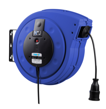 Enrollador de cable profesional automatico de 230 V~ con 35 m de cable