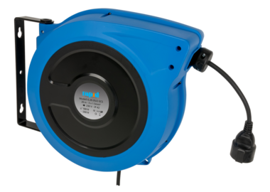 Enrollador de cable profesional automatico de 230 V con 20 m de cable