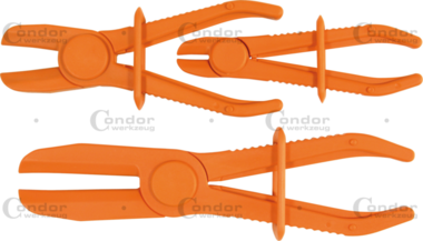 Abrazaderas flexibles 3pcs plastico 150-250mm