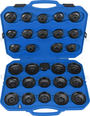 Juego de llaves para filtros de aceite 30 piezas