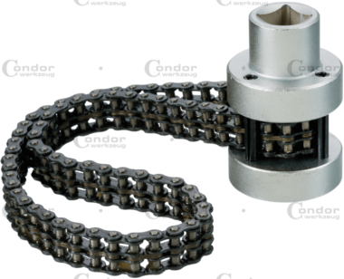Llave de cadena para filtro de aceite 60-115 mm, duplex 1/2