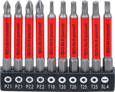 Juego de puntas antideslizantes magneticas 70mm 10 piezas