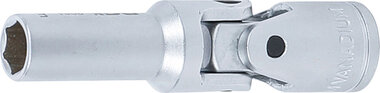 Llave de vaso para calentadores articulada hexagonal entrada 10 mm (3/8) 9 mm