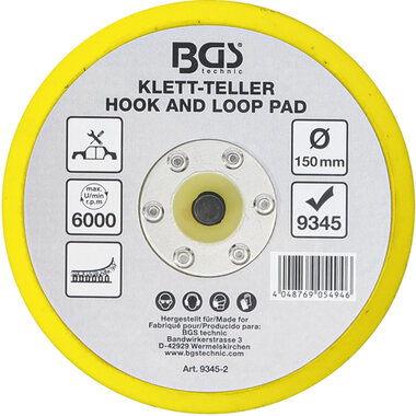 Planchas de cinta adhesiva para BGS 9345 diametro 150mm