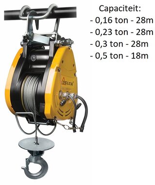 Karweilier electrico 230V con altura de elevacion estandar de 18 / 28 metros