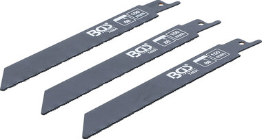 Juego de sierras de sable para metal para BGS 7367 3 piezas