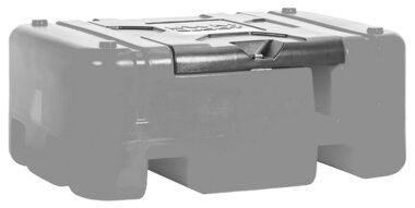 Deposito gasoil rojo pe 210 litros, bomba 12v