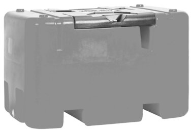 Deposito gasoil rojo pe 400 litros, bomba 12v