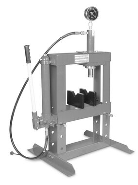 Prensa de mesa hidráulica manual 10 toneladas