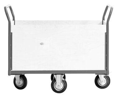 Carro de transporte grande 360° 4 paredes 500kg