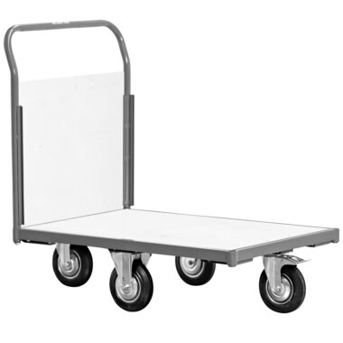 Carro de transporte grande 360° 1 pared frontal 500 kg