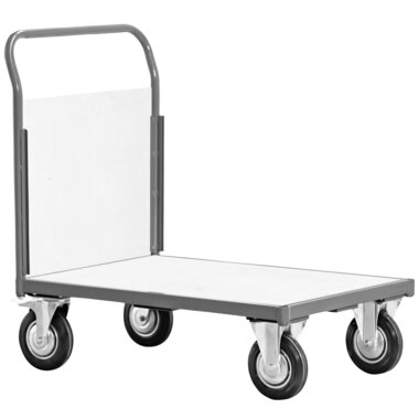 Carro de transporte grande 1 pared frontal 500 kg