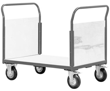 Carro de transporte 2 paredes frontales 500kg