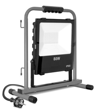 Lampara de construccion estable 80w